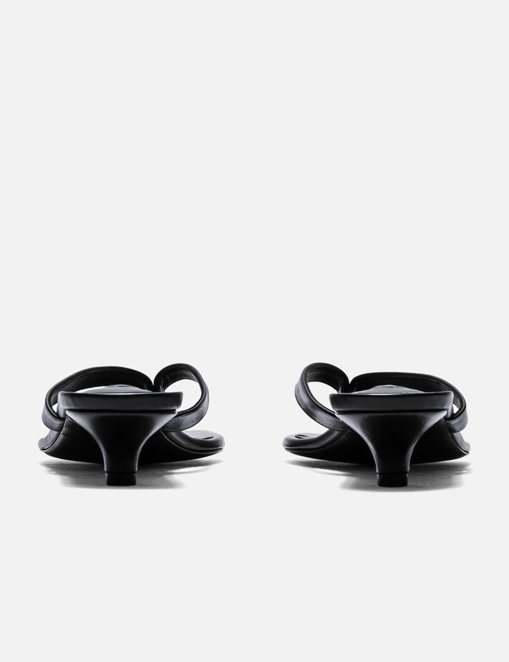 TOTEME Leather Heeled Flip Flops