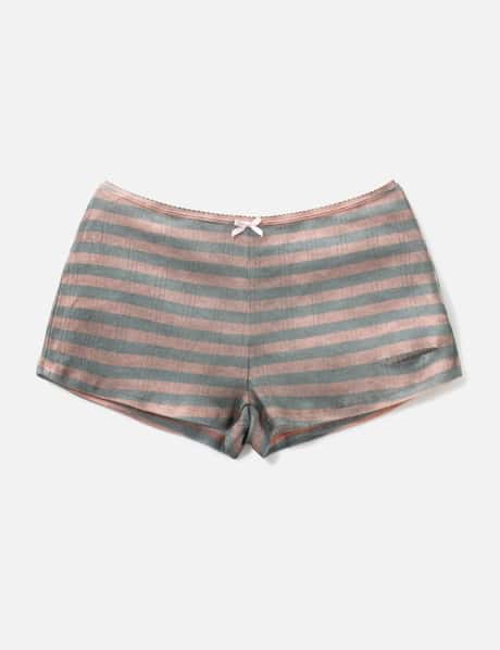 Pink Dirty Stripe Short view 6