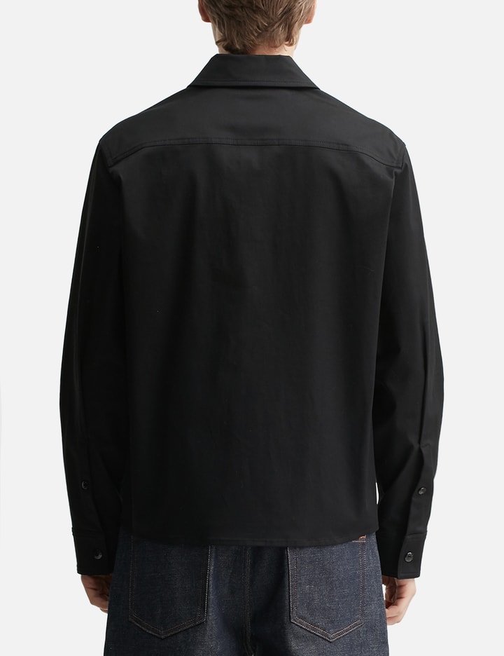 Cotton Gabardine Zip-Up Shirt Jacket Placeholder Image