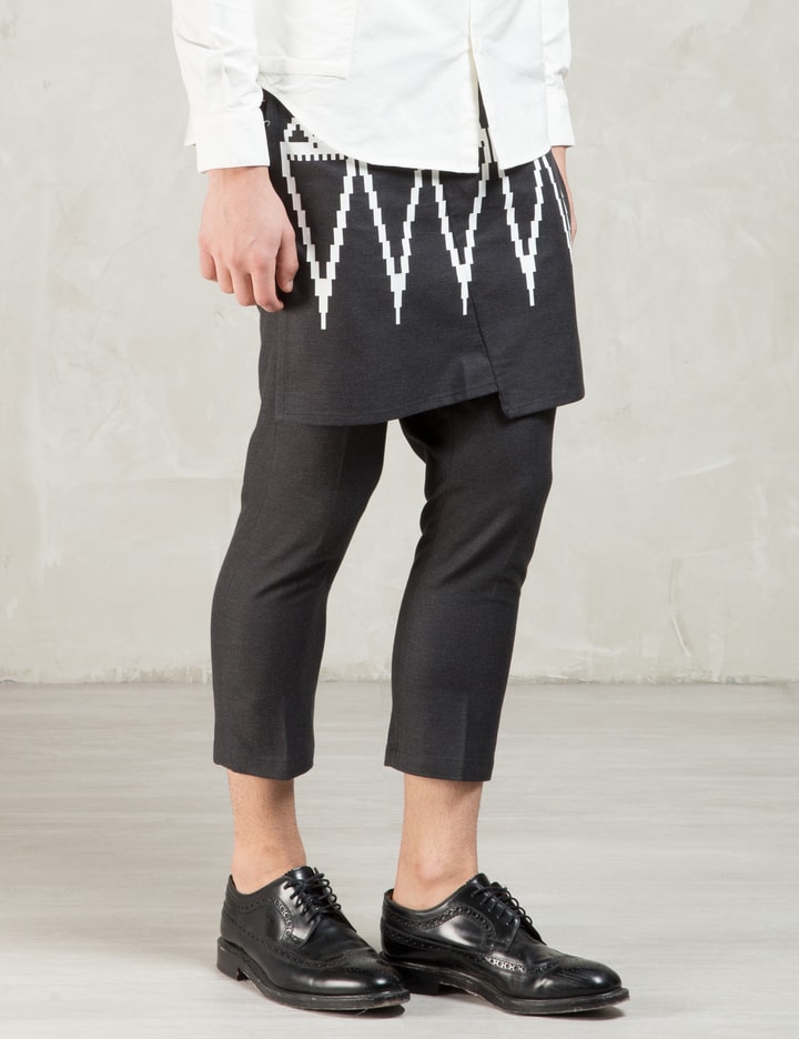 Black Detachable Apron Chino Placeholder Image