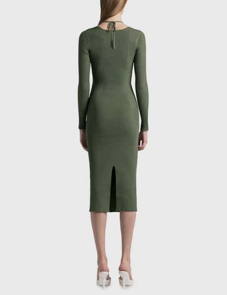 slim fit dress slacks Jonathan Simkhai Puff Sleeve Mini Dress Spearmint Cotton-Blend Size Me   Celebrity Owned
