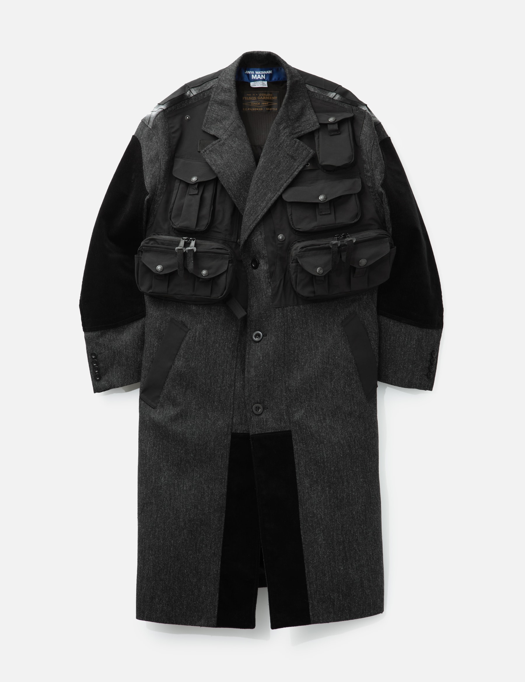 X Filson Patchwork Long Coat view 19