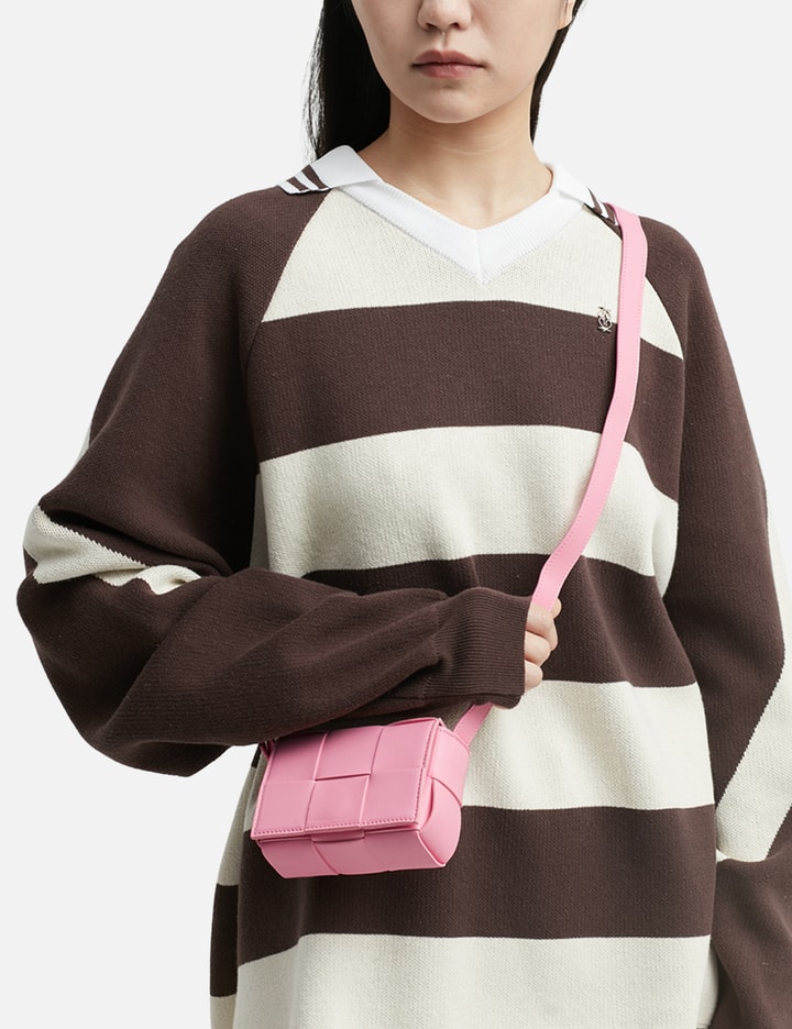 Bottega Veneta Candy Cassette Crossbody Bag Mini Intreccio