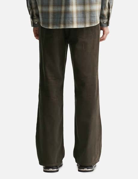 Embroidered Corduroy Flare Pants view 13