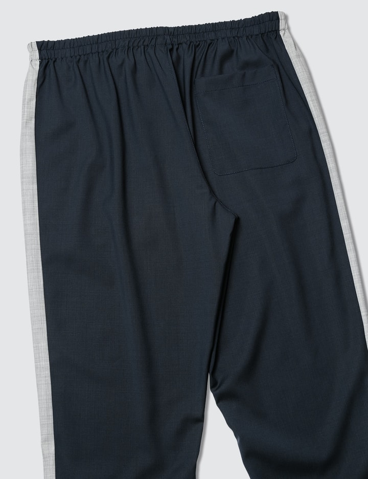 Classic Wool Lounge Pants with Tuxedo Stripe Placeholder Image