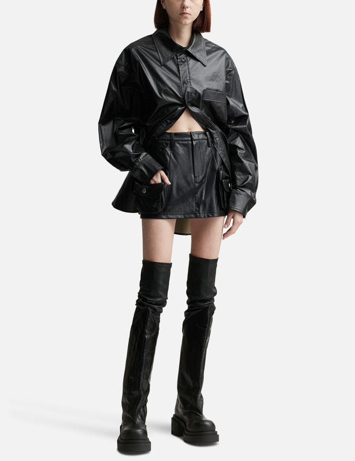 Faux Leather Utility Skirt Placeholder Image