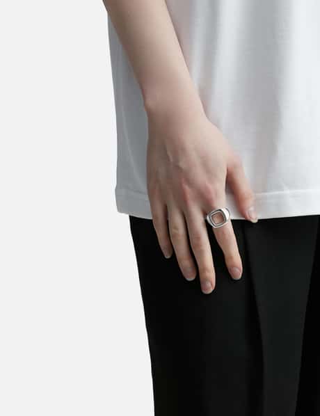 TOM WOOD - Cushion Open Ring | HBX - Globally Curated Fashion and 