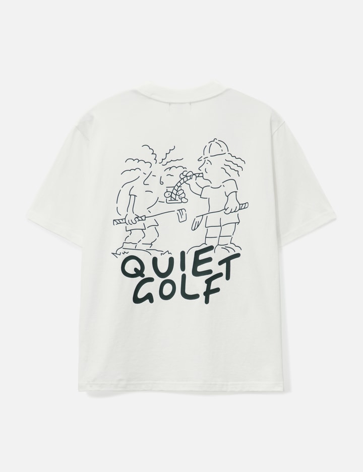 Shop Quiet Golf Brothers T-shirt In White