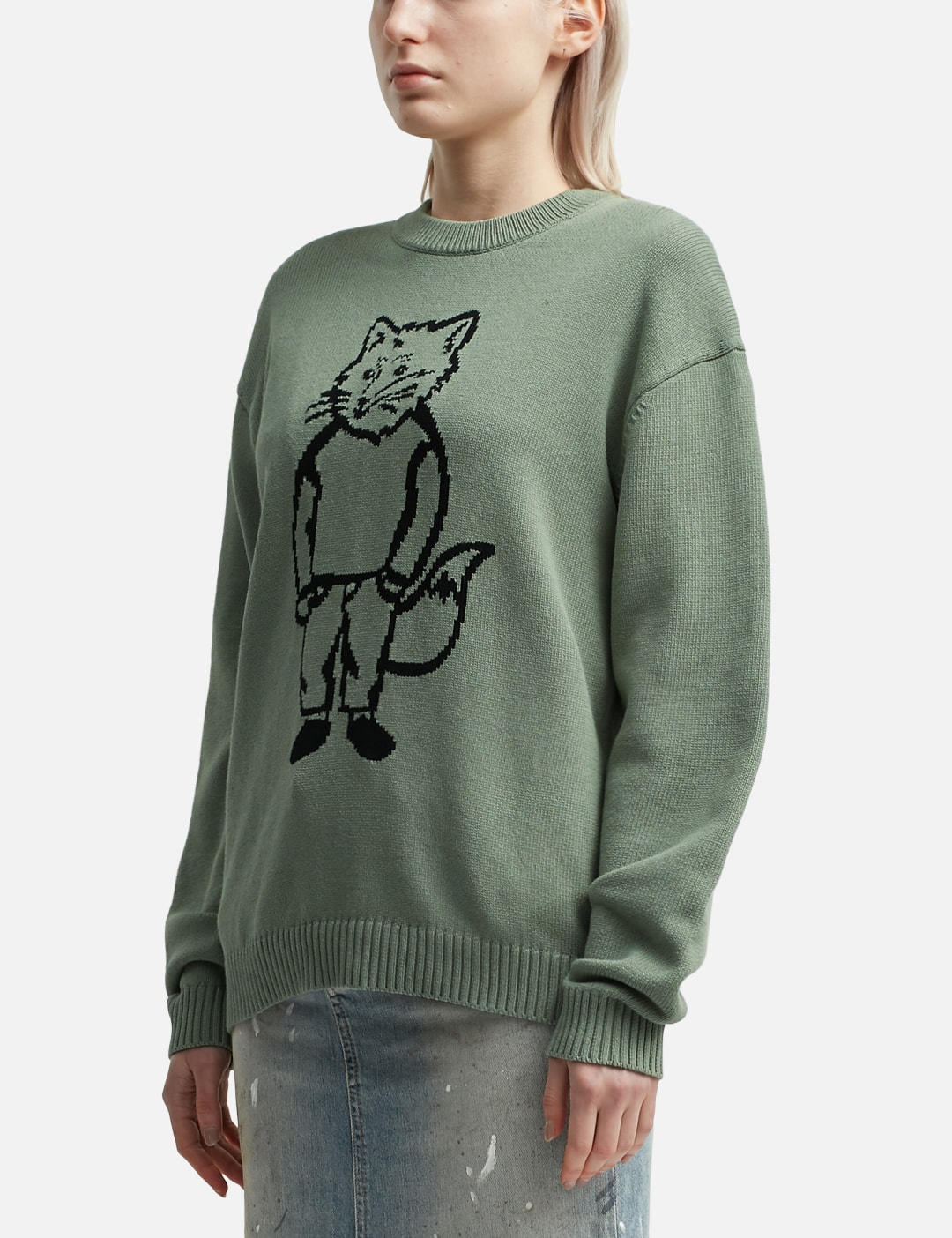 Dressed Fox Intarsia Jumper view 14