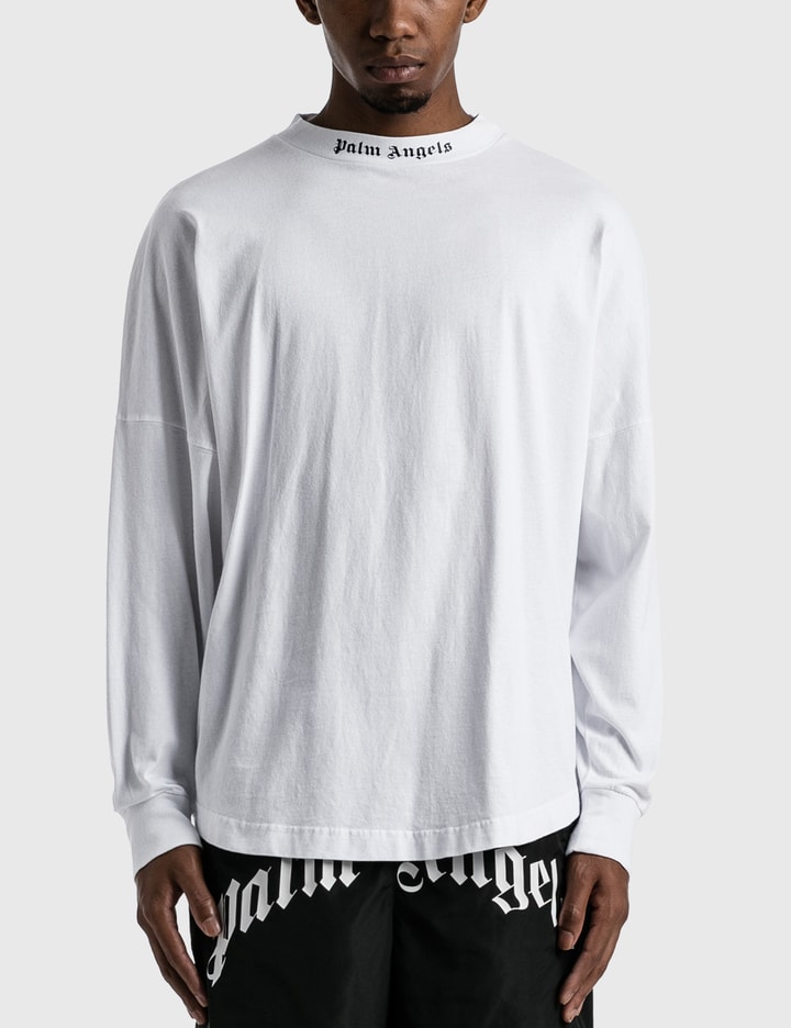 Doubled Logo Oversized Long Sleeve T-shirt Placeholder Image