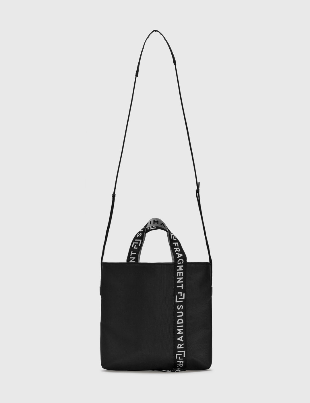 Bimba Y Lola Nylon Shopper Bag Medium In Off-White