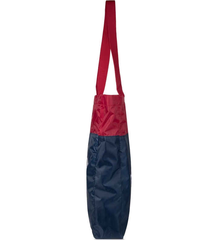 Herschel Supply Co. Navy/Red Packable Travel Tote Bag