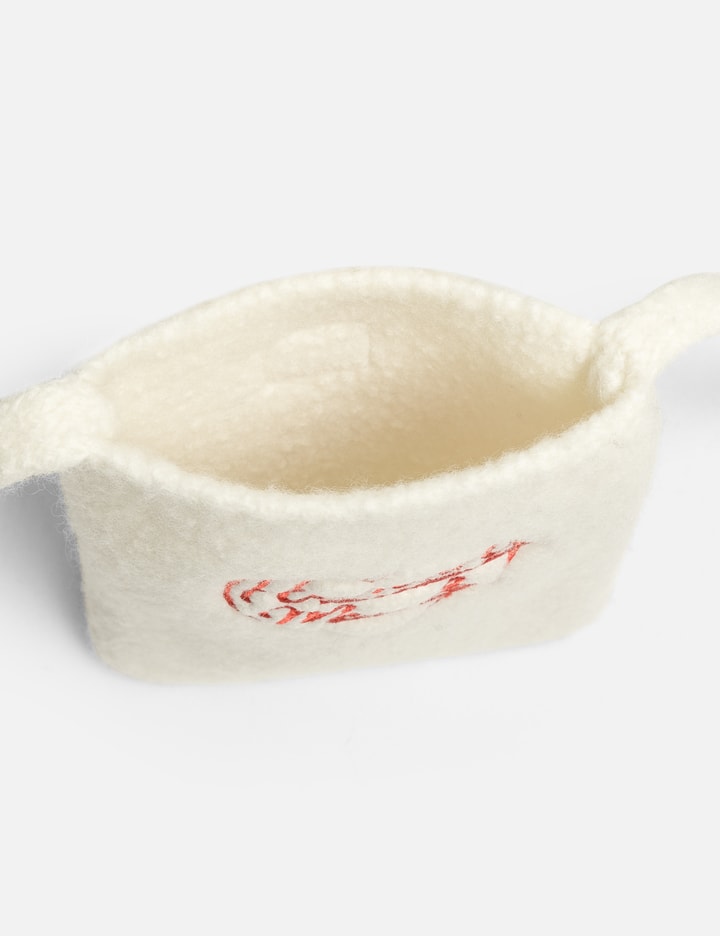 Shop Human Made Knit Mini Shoulder Bag In White
