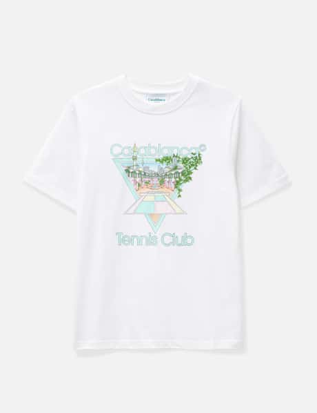 Casablanca Tennis Club Pastelle Printed T-Shirt