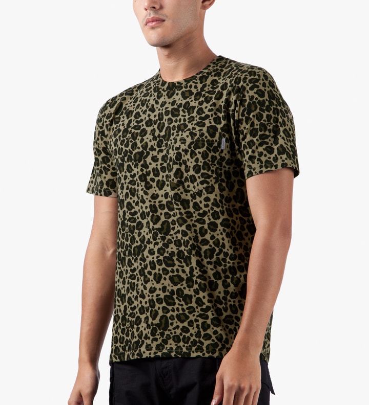 Carhartt Work In Progress Leopard Print S/S Pocket T-Shirt