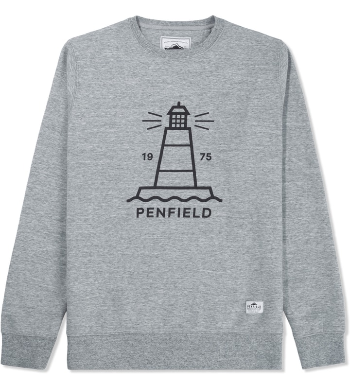 Grey Melange Hemmings Crewneck Sweater Placeholder Image