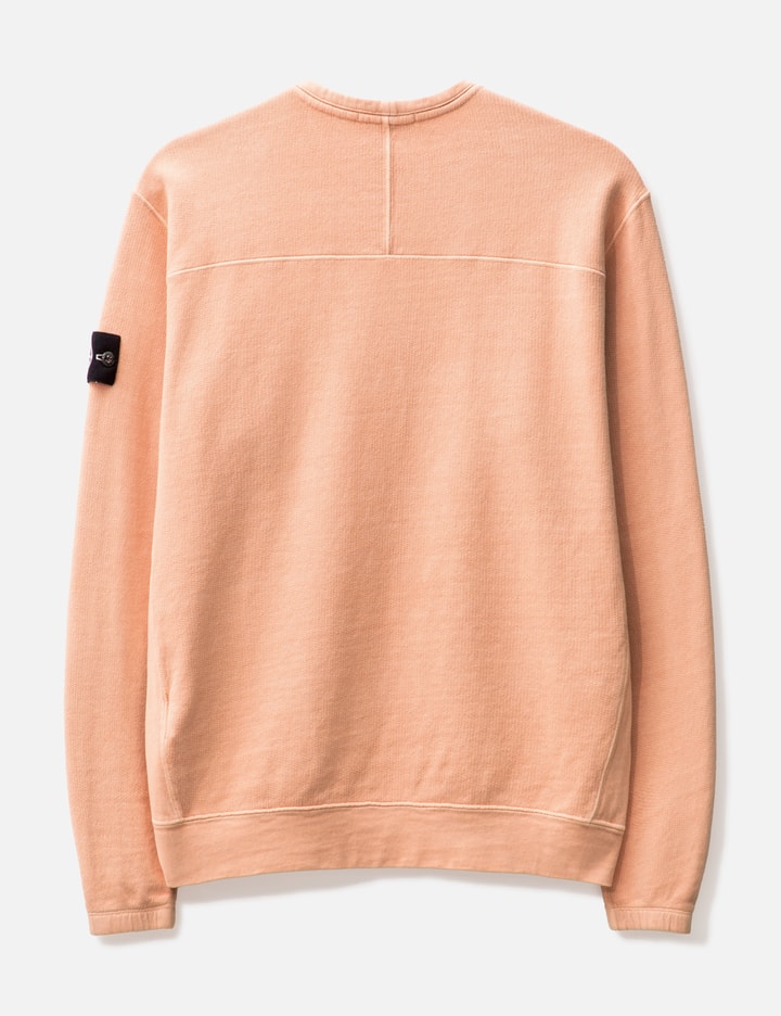 Shop Stone Island Tinto Terra Crewneck Sweatshirt In Orange
