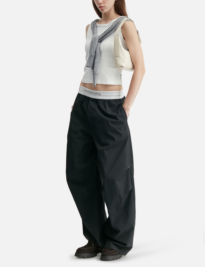 Layered Tank With Tie-Front Sweater Detail view 5
