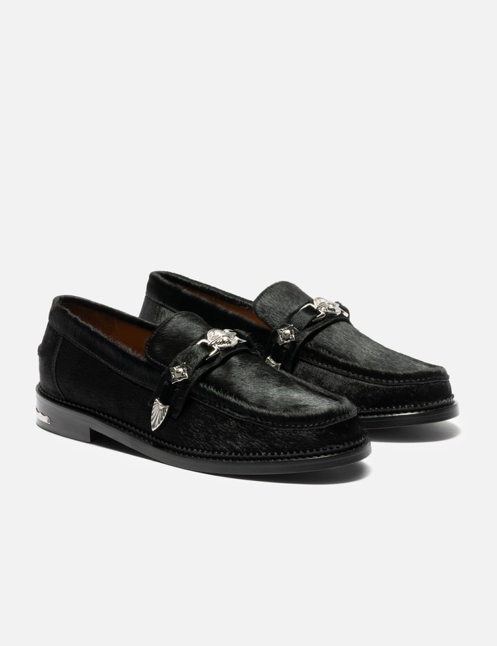 HBX EXCLUSIVE BLACK PONY LOAFER Placeholder Image