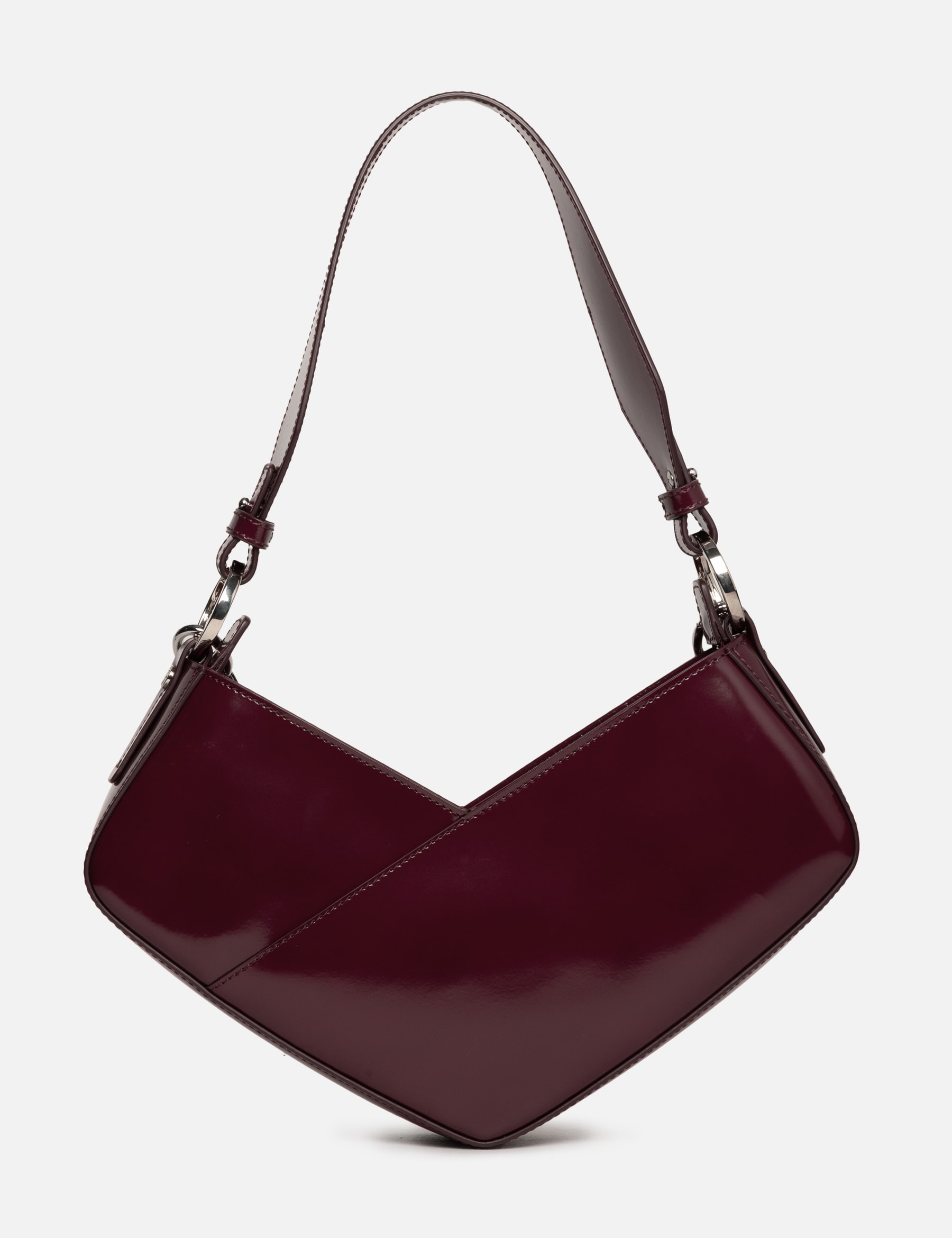 Venere Cube Burgundy Semi Patent Leather view 18