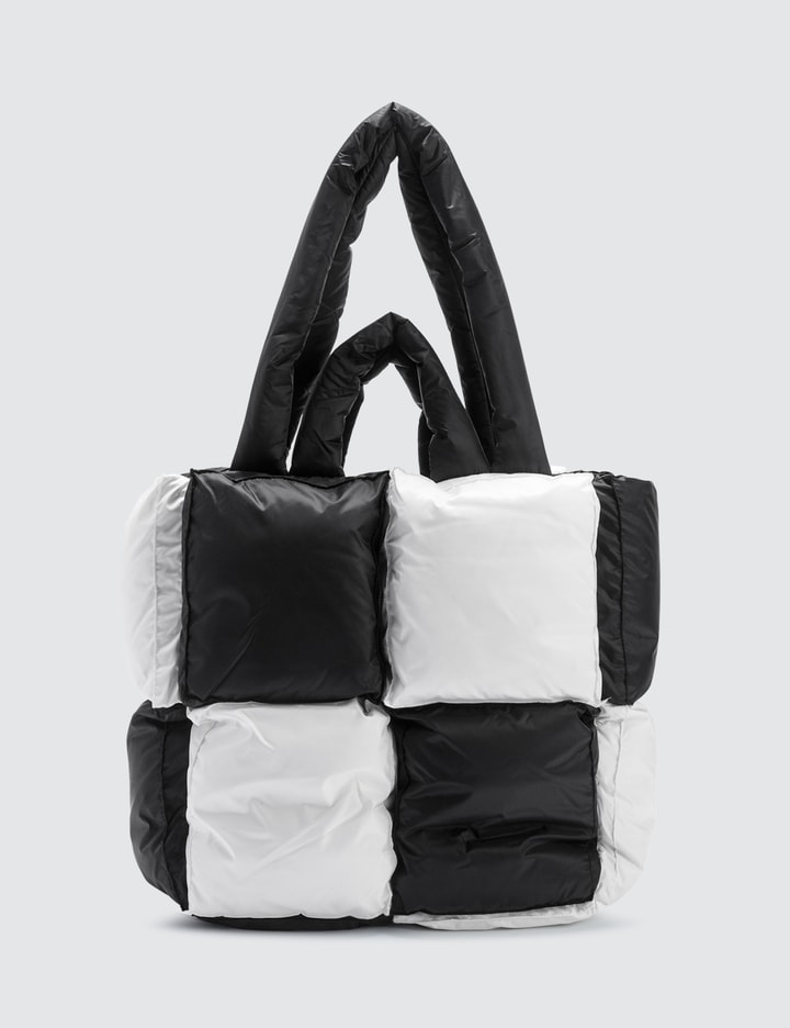 Small Puffy Checked Nylon Bag Placeholder Image