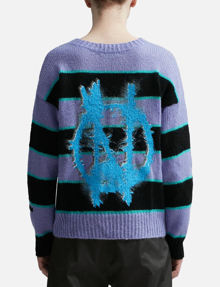 "N" MOHAIR STRIPE KNIT Placeholder Image