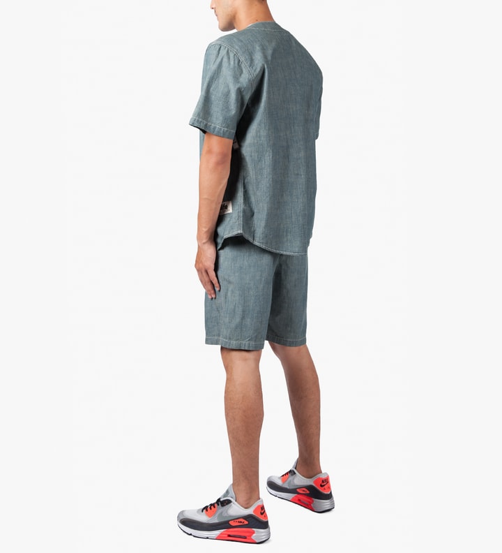Prison Blue Baseball Shirt Placeholder Image