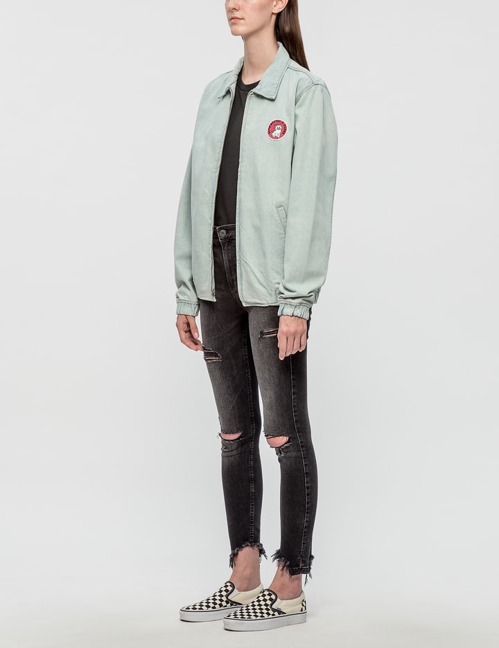Stop Being A Pussy Denim Jacket Placeholder Image