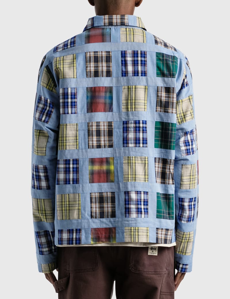 madras patchwork blazer