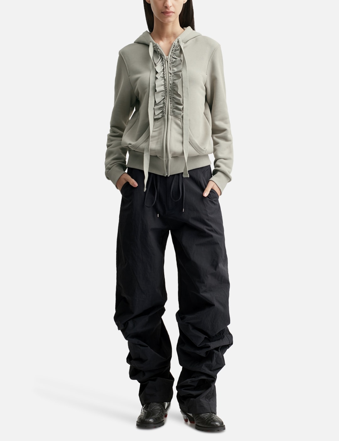 Pintuck Nylon Pants view 16