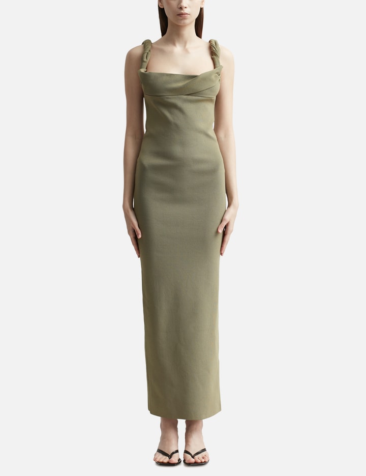 Jacquemus - La Robe Maille Alca | HBX Jacquemus - La Robe Maille Alca | HBX
