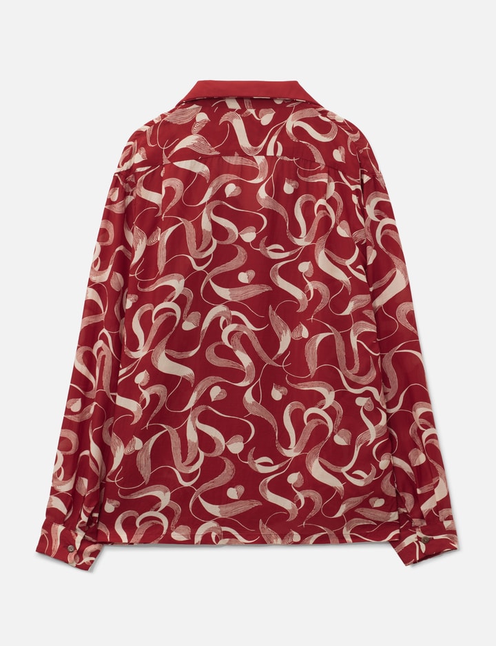Kapital Camp-Collar Printed Woven Shirt