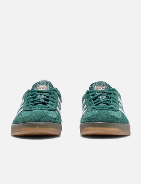 adidas gazelle silver green womens adidas Originals Gazelle Indoor - Core Black/Ftw White/Gum 2 - Trainers main image 1