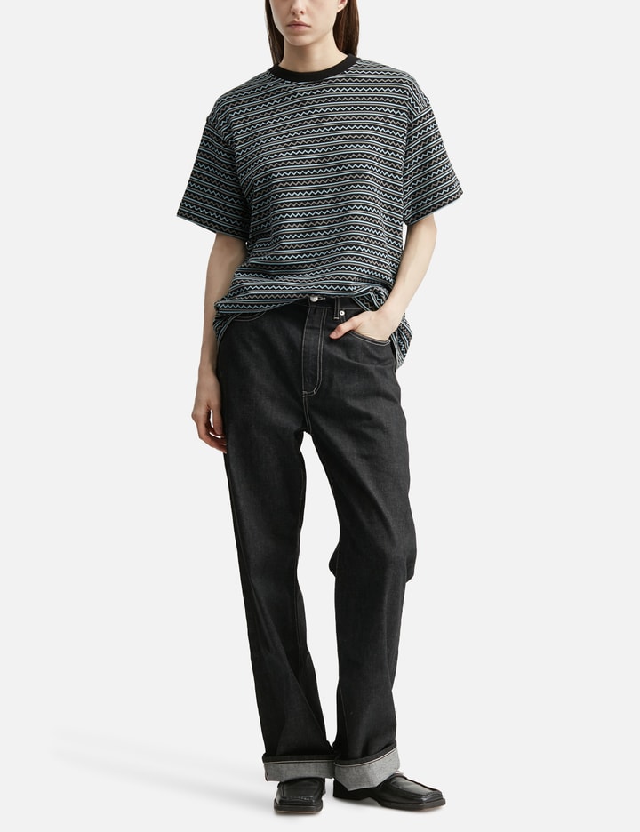 Jacquard Knit Tee view 5