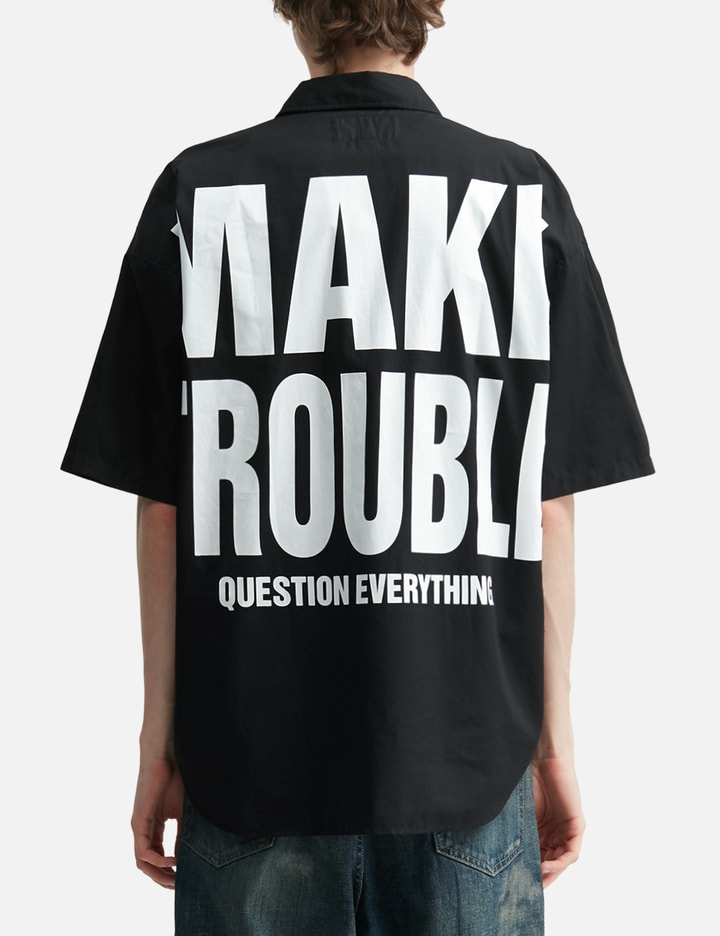 NEIGHBORHOOD NEIGHBORHOOD X Katharine Hamnett BW Over Shirt Short Sleeves