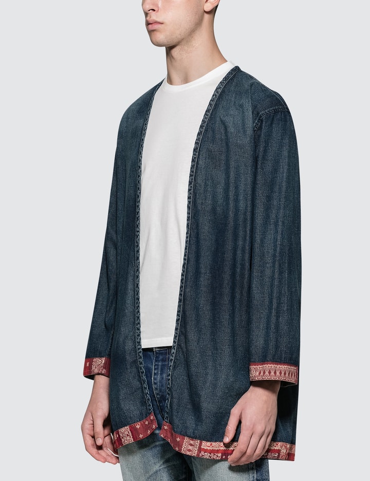 Denim Long Shirt Cardigan Placeholder Image