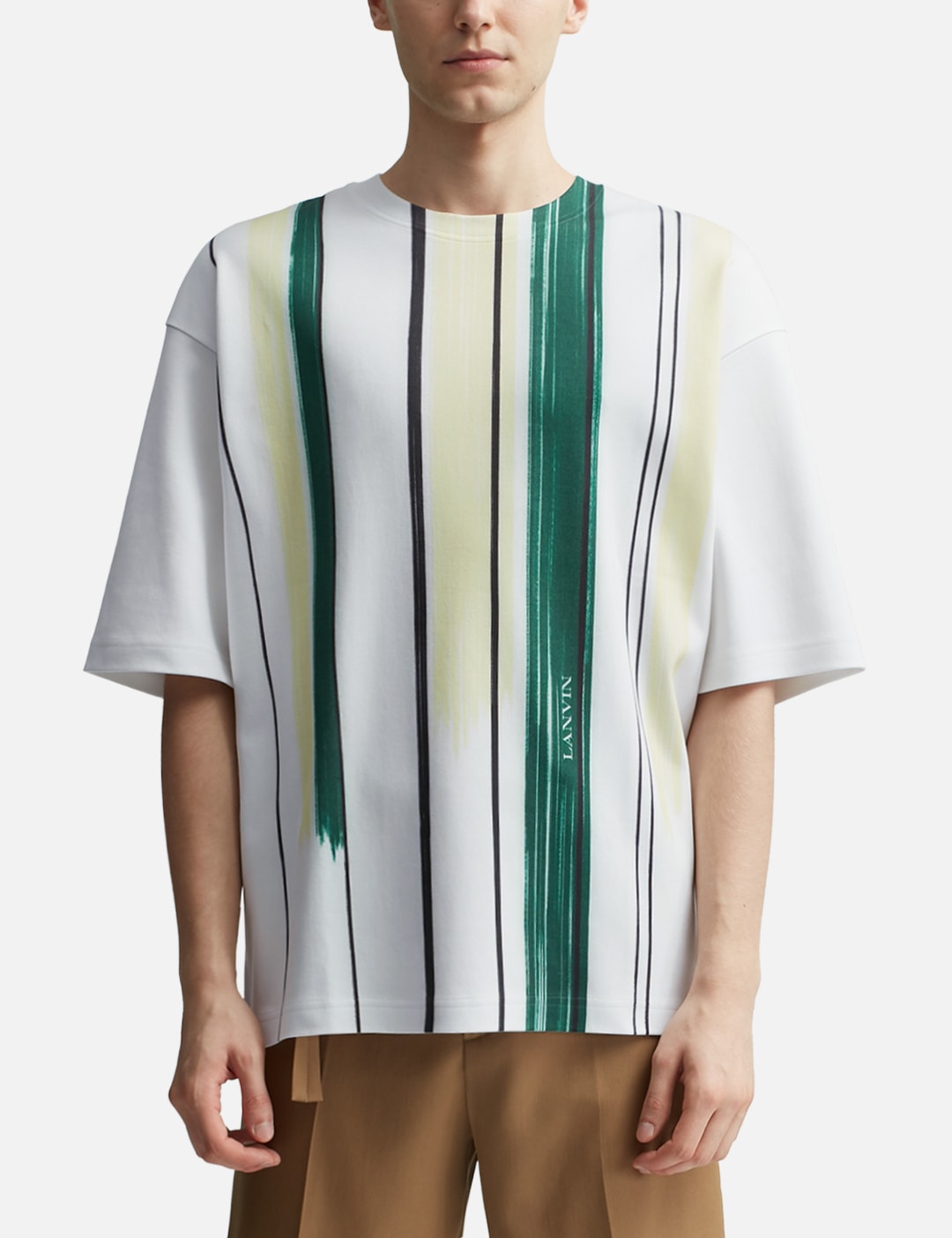Lanvin - オーバーサイズ ランバン カーブレース Tシャツ | HBX 