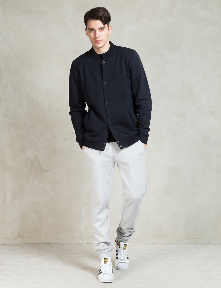 Black Wray Varsity Knit Jacket Placeholder Image