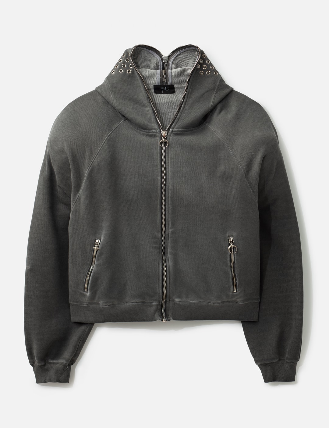 Bulk Shoulder Gladiator Zip-Up Hoodie