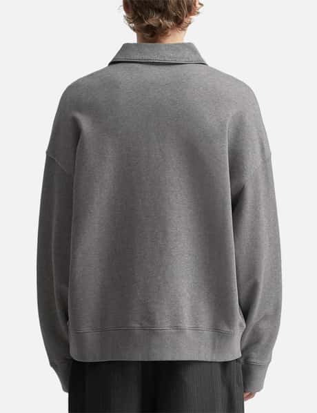 Stamp Oversize Polo Sweashirt view 12