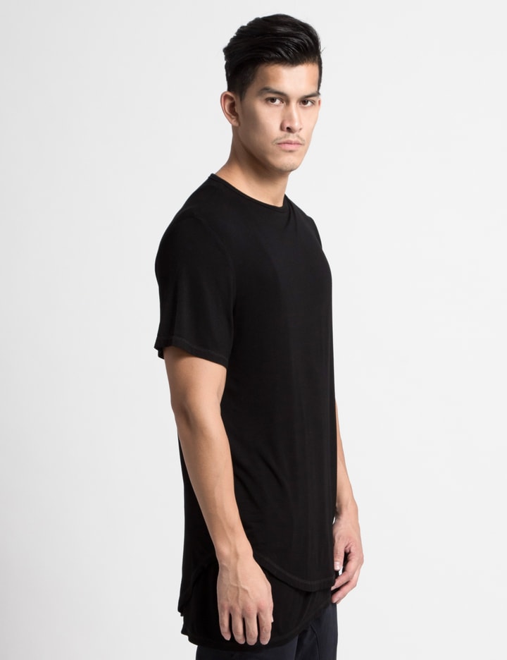 Black Double Layer Scallop T-Shirt Placeholder Image