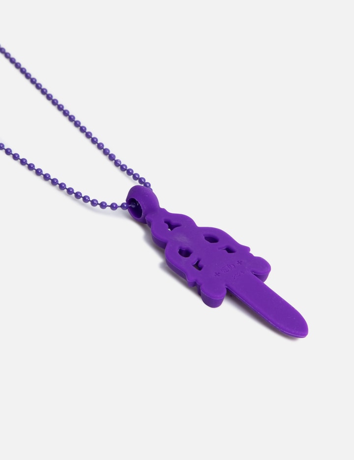 Shop Chrome Hearts Sword Necklace In Purple