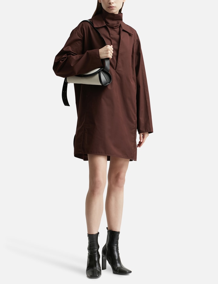 COWL NECK SHIRT DRESS Placeholder Image