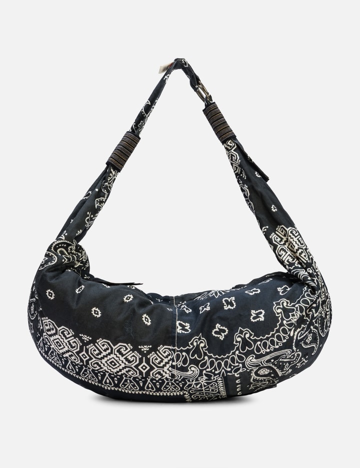 Kapital Bandana Patchwork Transit Snufkin Bag Aubergine