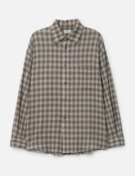 CLESSTE Plaid Ripple Classic City Long Sleeve Shirt