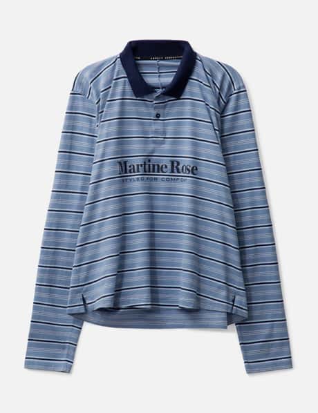 Martine Rose Long Sleeve Pulled Neck Polo