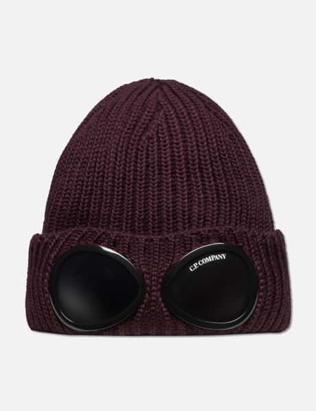 C.P. Company EXTRA FINE MERINO WOOL GOGGLE BEANIE