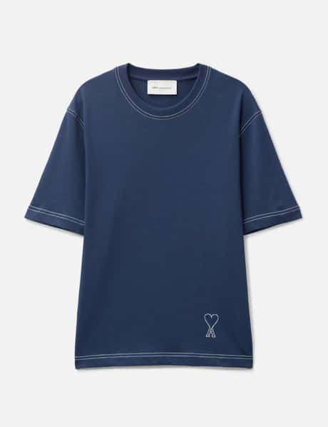 Cotton Topstitching Ami De Coeur T-Shirt view 6