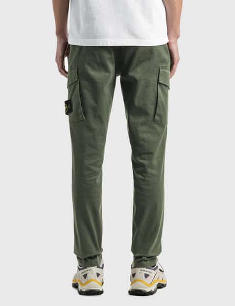 Stone Island Slim Cotton Cargo Pants HBX