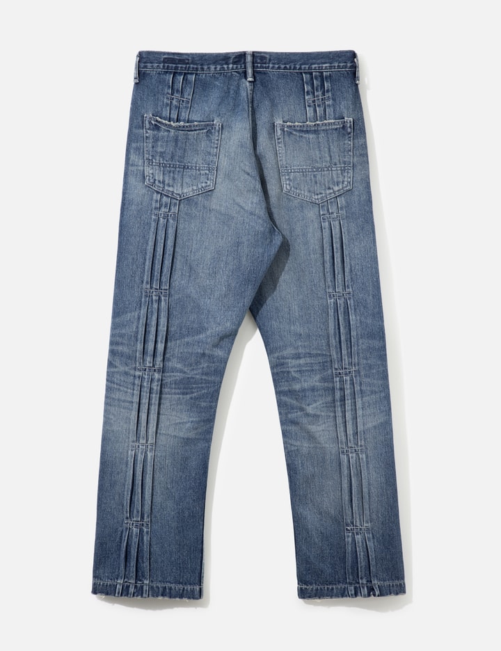 FDMTL Pleats Denim Pants 3YR Wash
